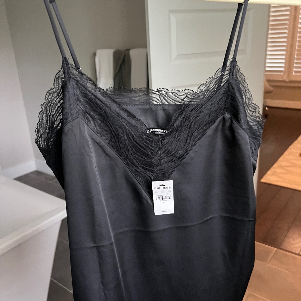 Black lace cami tank EXPRESS